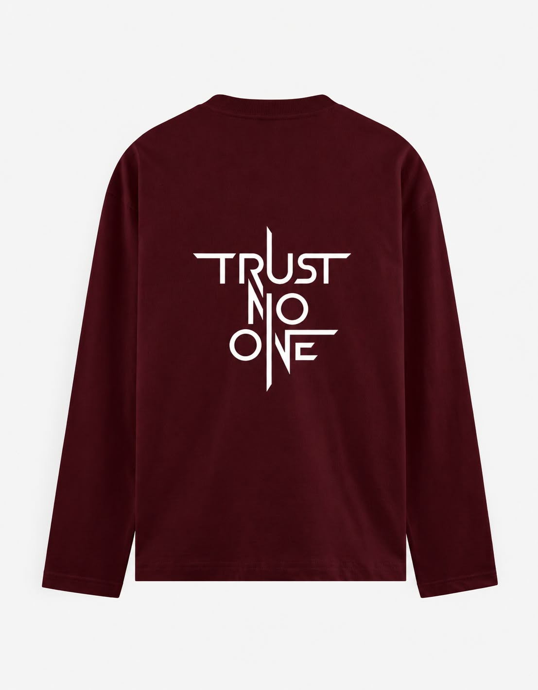 Trust No One Men's Full Sleeve T-Shirt