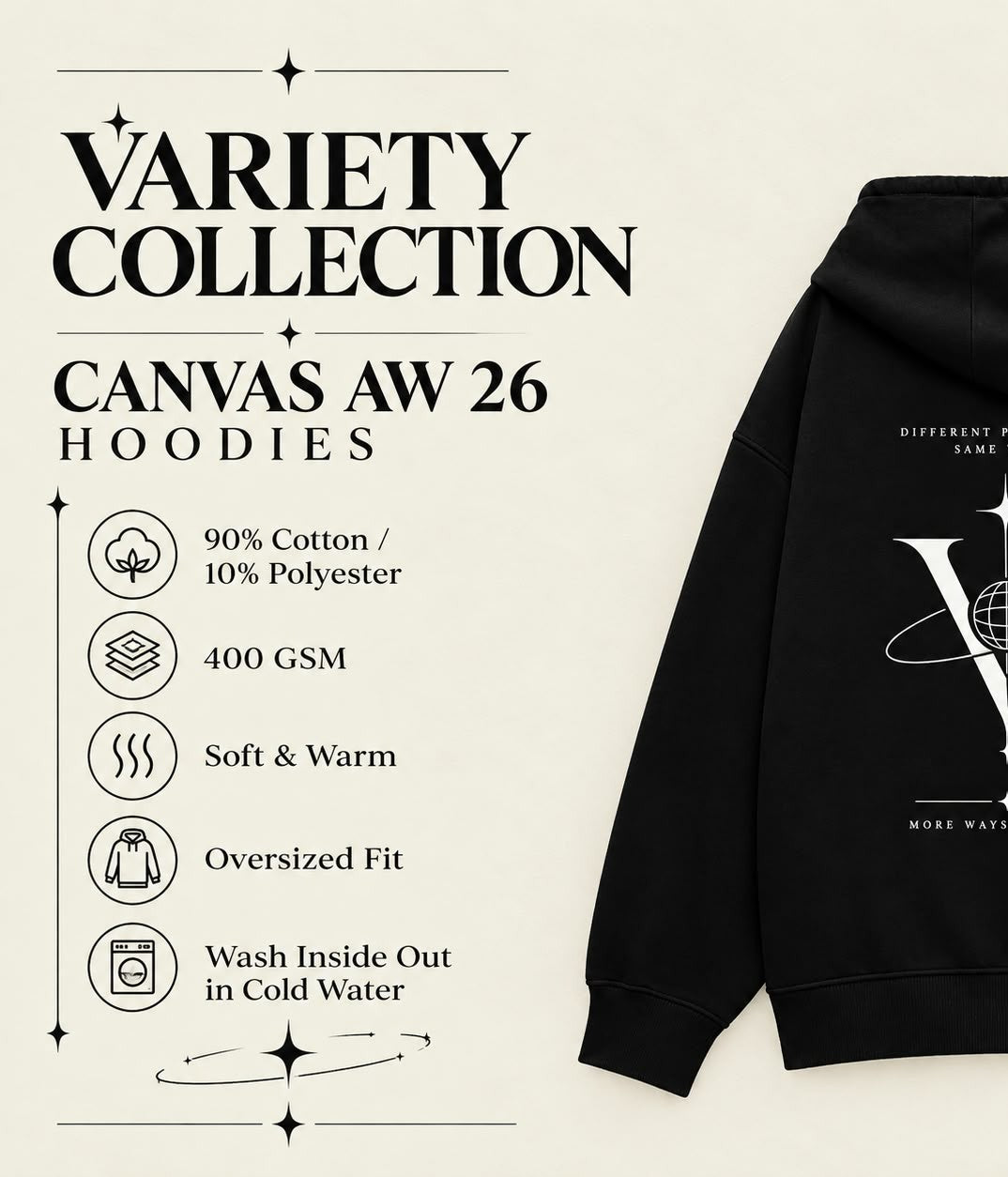 Variety 01 / The Canvas AW 26 Unisex Hoodie