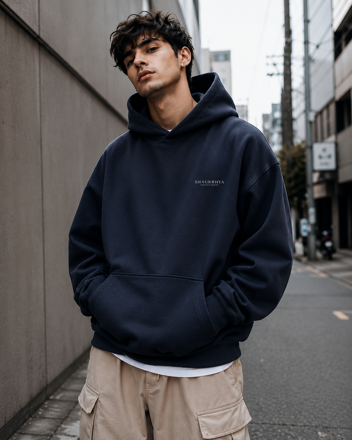 Shaurbhya Canvas Oversized Hoodie